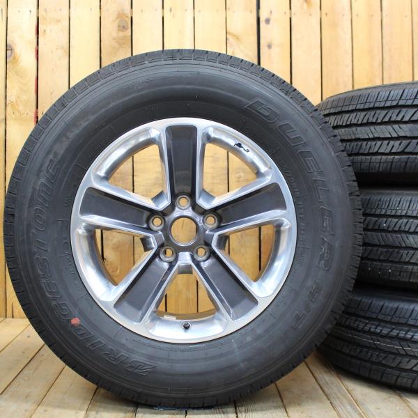 2021年製　Jeep ジープ ラングラー　アンリミテッド　265/70R17 ブリジストン DM-V3 バリ溝良品 スタッドレスタイヤ4本セット ホイール付き oldgear-chiba_230724-7545-255s1