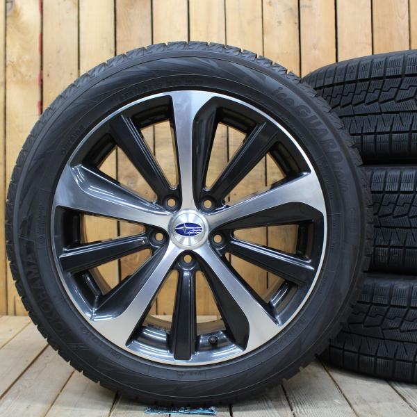 【手渡し限定】レガシィB4 スタッドレスタイヤ 18インチ ホイール4本セット oldgear-chiba_231217-7555-225st