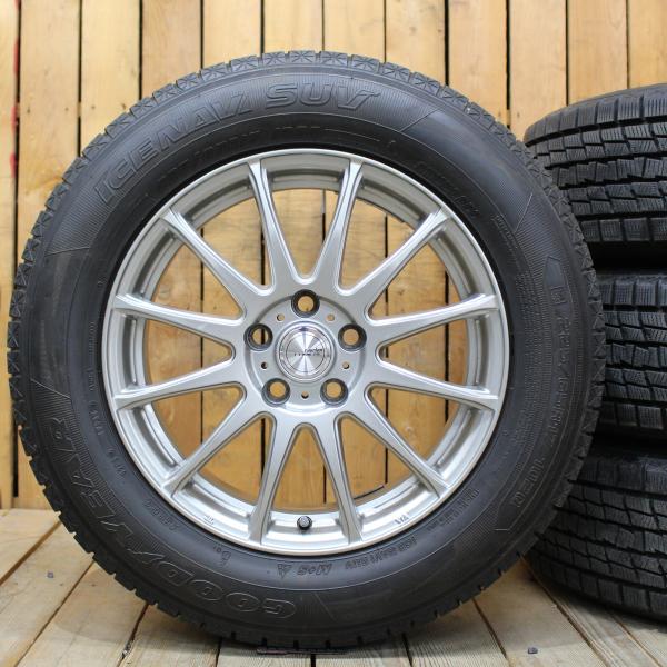 スタッドタイヤ 225/65R17 weds GYLE 17x7J 5H 中古