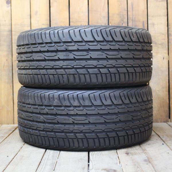 バリ溝 2本セット FORGIATO フォージアート VOCE 255/35R19 中古タイヤ 