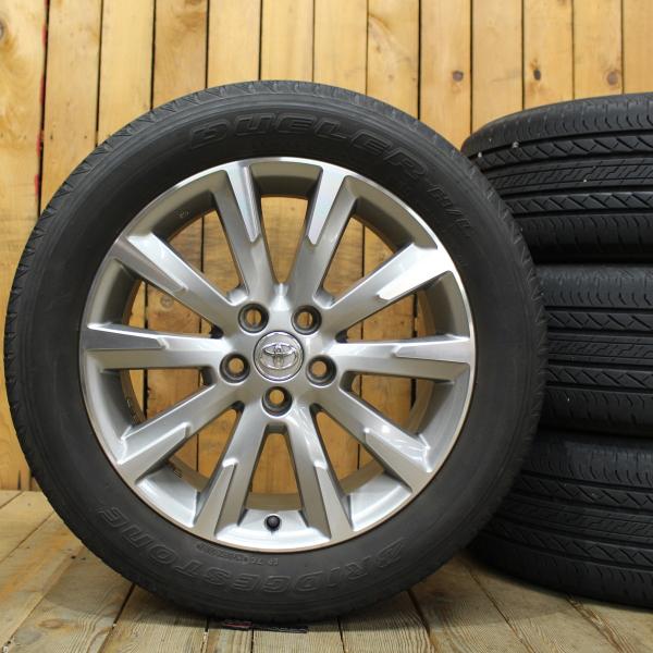 235/55R18美品4本セット❣️ハリアー　ヴァンガード　レクサスNX等に トヨタ（TOYOTA） ヴァンガード 純正 18インチ ブリヂストン