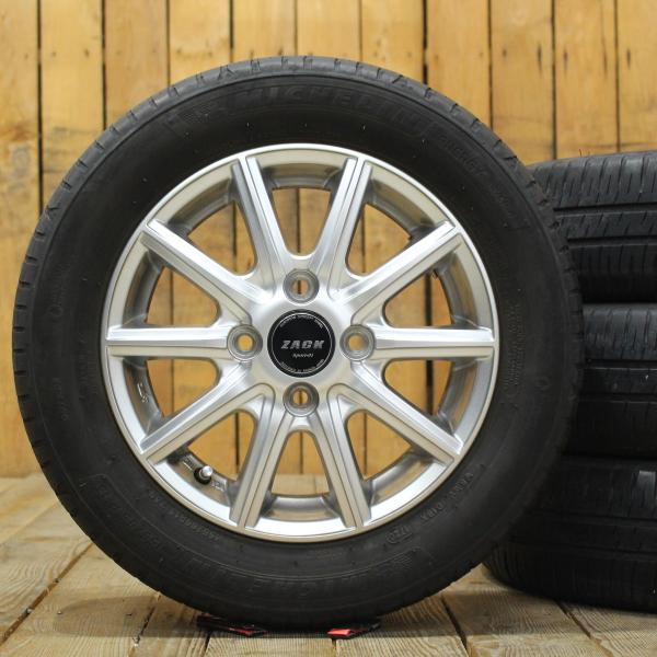 社外アルミ 155/65R13 ライフ ザッツ ワゴンR ekワゴン ラパン ZACK（ザック） MRワゴン ワゴンR ラパン アルト モコ ライフ ラパン