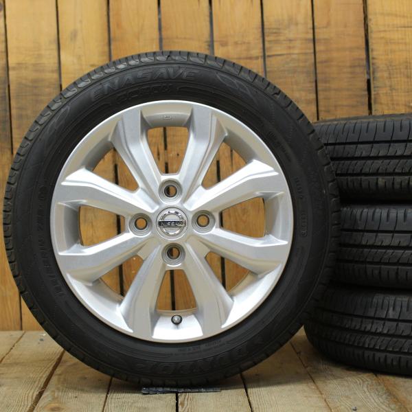 美品！タイヤ新品！デイズ純正14インチ　ダンロップエナセーブ155/65R14 日産（NISSAN） ニッサン デイズ 純正 14インチ ダンロップ エナセーブ