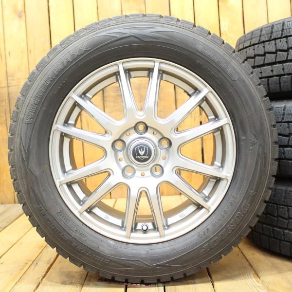DUNLOP WINTER MAXX WM01 215/60R16 16インチ スタッドレス 4本 2017年製 CX-3 エスティマ ヴェゼル オデッセイ等　(TA352) クレジットカード QR決済可能 WINTER MAXX エスティマ ティアナ ヴェゼル オデッセイ CX-3 マークX等
