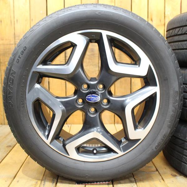 スバル　bp5 ブリッツェン　ホイール 1本 18 7J +55 pcd100 スバル bp5 ブリッツェン ホイール 1本 18 7J +55 pcd100 バリ溝