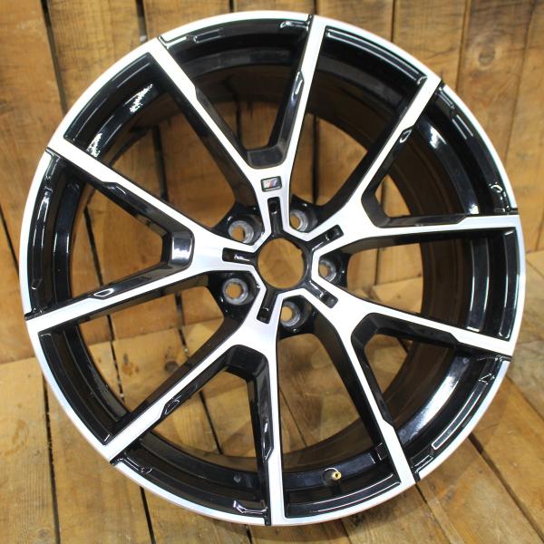 【美品 BMW G14 8シリーズ Mスポーツ 純正 20インチ ブラック4本】 BMW BMW 8シリーズ G14 G15 純正 Yスポークスタイリング 728M 20インチ