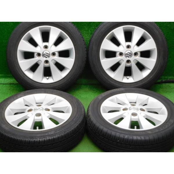 No.703 ダンロップ EC202 タイヤ 2019年製 155/65R14 スズキ純正