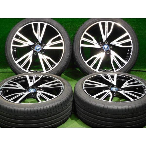 中古 ホイールタイヤ 4本 215/45R20 2015年製 3分山 小傷 BMW I8 純正 ラジアル タイヤ ブリヂストン ポテンザ S001