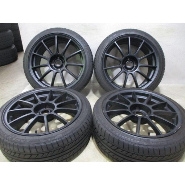 １２時まで即納 中古 ホイールタイヤ 4本 215/40R17 2019年製 8分山 アッソインターナショナル パルティーレ ラジアル タイヤ グッドイヤー イ