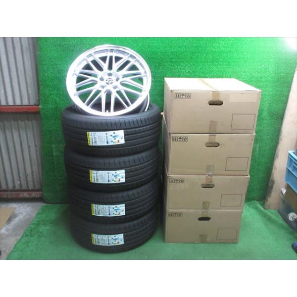 中古 ホイールタイヤ 4本 245/40R20 2024年製 シュタイナー LMX