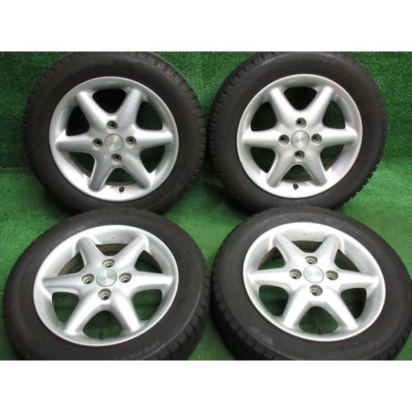 155/65R14 スズキ ラパン 純正 アルミホイール スタッドレス