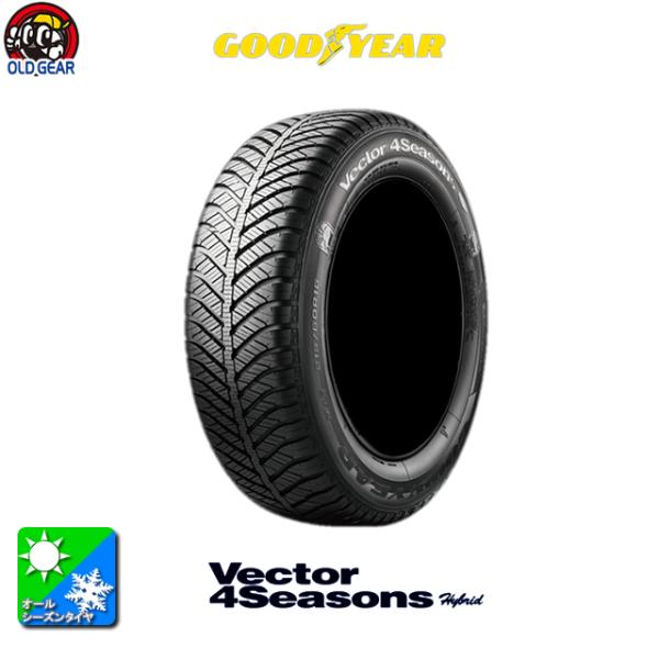 2018年製 在庫処分 225/45R18 91H ベクター 4シーズンズ ハイブリッド オールシーズンタイヤ GOODYEAR グッドイヤー Vector 4