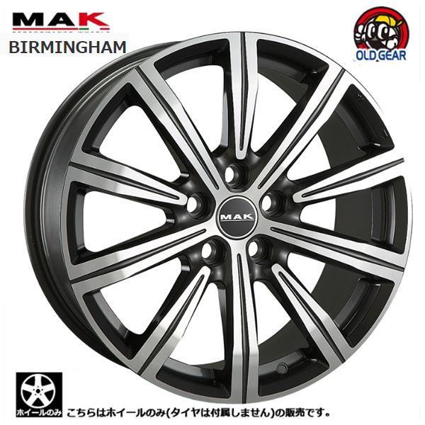 ホイールのみ1本出品 阿部商会 MAK バーミンガム 19インチ 8.0 +38 