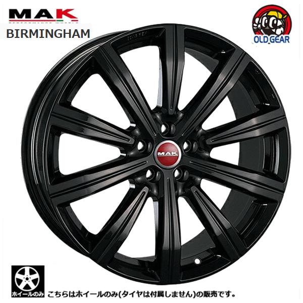 ホイールのみ1本出品 阿部商会 MAK バーミンガム 19インチ 8.0 +45 5H108 ボア径 63.4