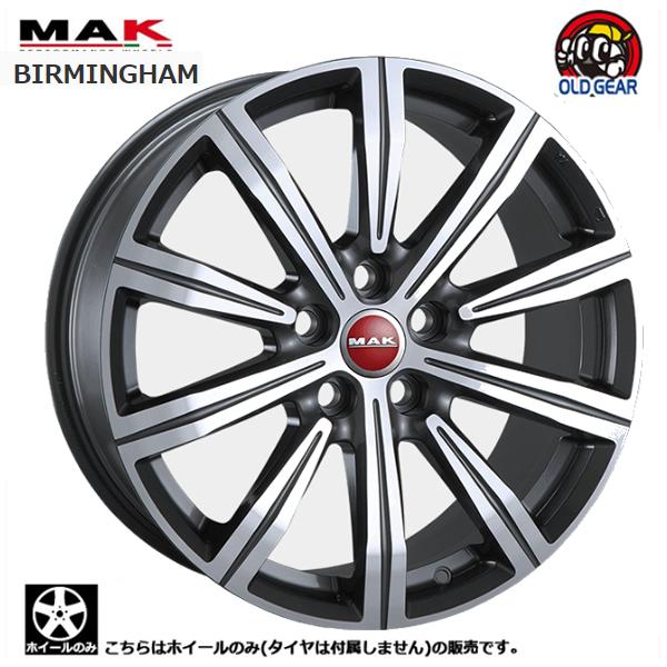 ホイールのみ1本出品 阿部商会 MAK バーミンガム 19インチ 8.0 +45 5H108 ボア径 63.4