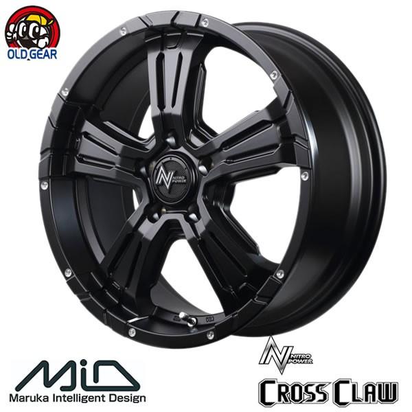4{ő }JT[rX NITROPOWER CROSSCLAW5SpokeDesign 17C` 7.0J+40 5-114.3 Z~OXubN{sAXhh VizC[ 1{̔