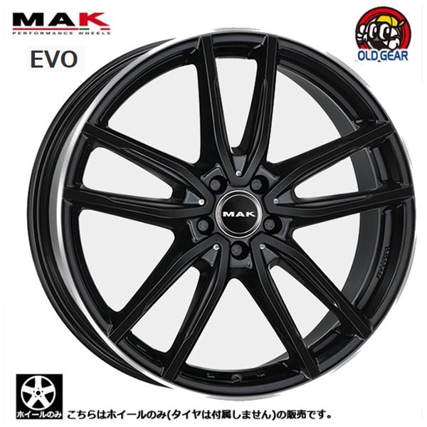 ホイールのみ4本セット 阿部商会 MAK エボ 18インチ 8.0J +48 5H112 