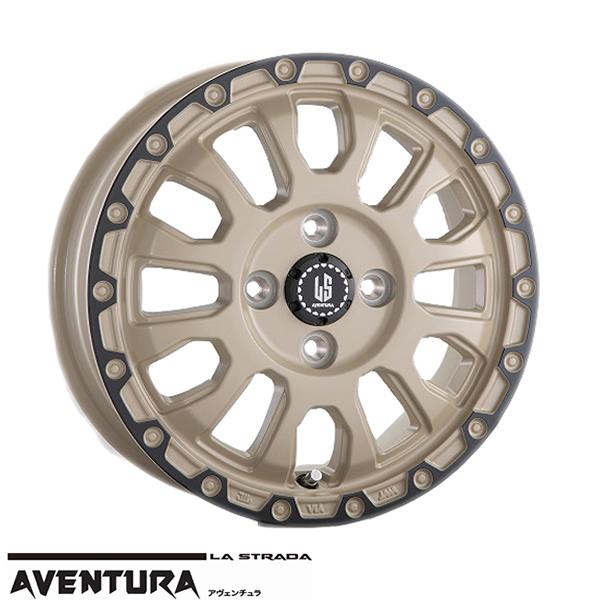 4{ő  LA STRADA AVENTURA 15C` 4.5J{45 4-100 SDAR ЈĒ̏ꍇ̂ݑ VizC[ 1{̔