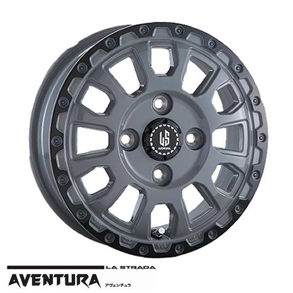 4{ő  LA STRADA AVENTURA 15C` 4.5J{45 4-100 SGAR ЈĒ̏ꍇ̂ݑ VizC[ 1{̔
