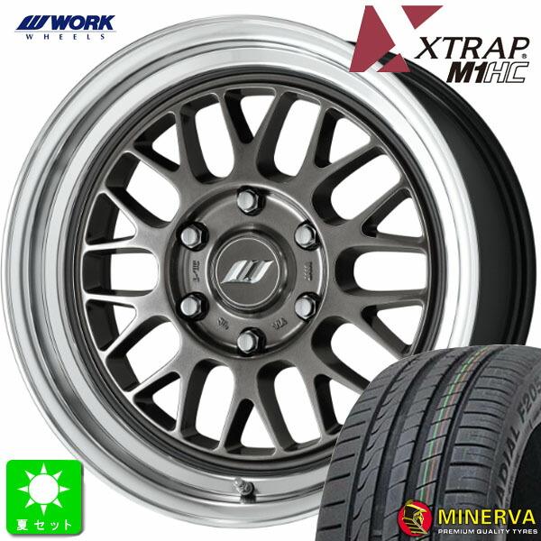 MINERVA 225/40ZR18 タイヤ・ホイールセット MINERVA（ミネルバ） 225/40R18 サマータイヤ ホイールセット MINERVA