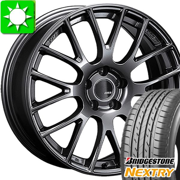 185/55R16 ブリヂストン ネクストリー 新品サマータイヤ ホイール 4本セット タナベ SSR GT V04 バランス調整済み