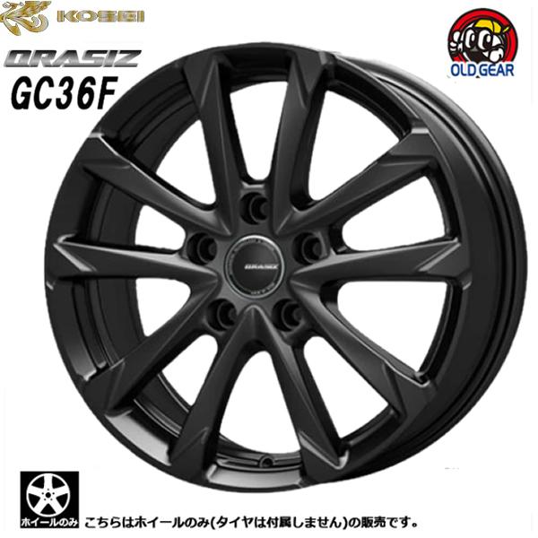 4本注文で送料無料 KITジャパン クレイシズ GC36F 16インチ 6.5J+40 5