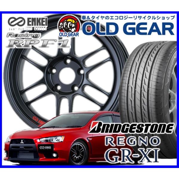国産タイヤ アルミホイール 新品 4本セット エンケイ レーシング レグノ 新品 Rpf1 18インチ 225 45r18 18インチ 新品 ブリヂストン レグノ Gr Xi バランス調整済み パーツ Rpf1grxi38 オールドギア