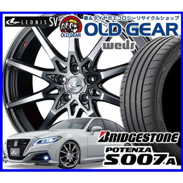 上品本物保証 ウエッズ レオニスsv タイヤ ホイール 新品 4本セット ブリヂストン ポテンザs007a 245 45r19 パーツ バランス調整済み 高い素材