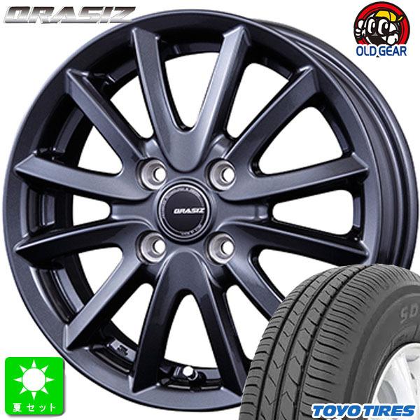 165/50R15 トーヨー SD-k7 新品 サマータイヤ ホイール4本セット KITジャパン クレイシズ VS6 15インチ 4.5J 4H100  ガンメタリック