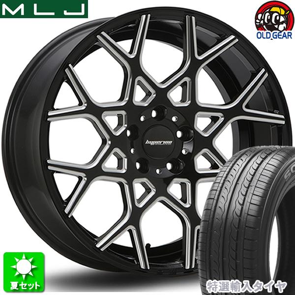 245/40R19 特選輸入タイヤ 新品サマータイヤ ホイール 4本セット MLJ