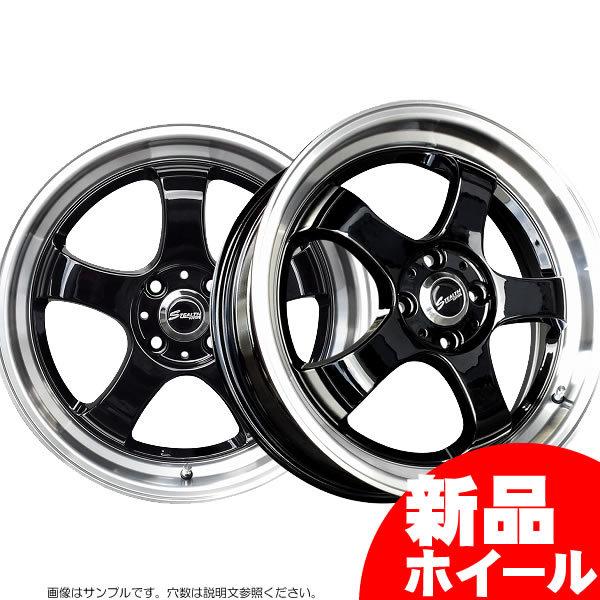ステルスレーシング アルミホイールタイヤセット16インチ PCD100 5.5J