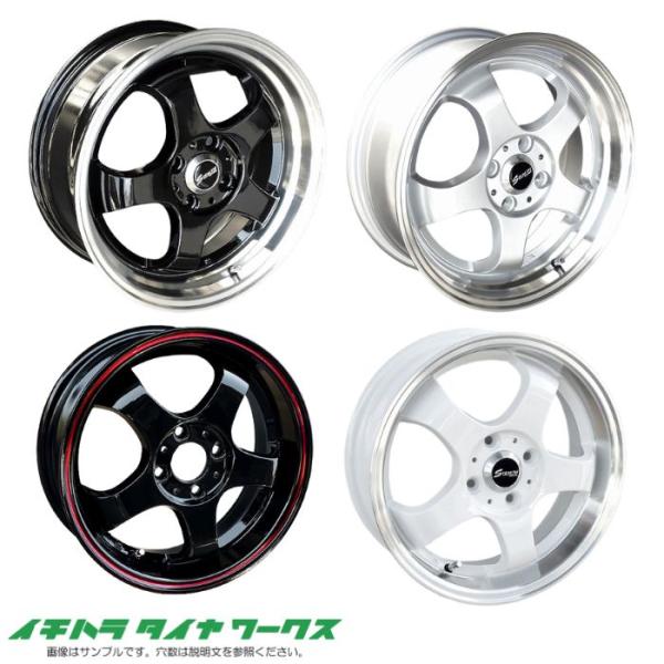 新品ホイール 4本セット商品】ステルスレーシング プログレス K36 15 