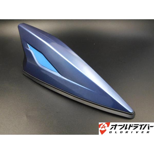 国産車 汎用 シャークアンテナ ドルフィンアンテナ 青 ブルー アンテナカバー トップノット風 エアロ ルーフ ブースター付き 外装 即納 オールドライバー 通販 Yahoo ショッピング