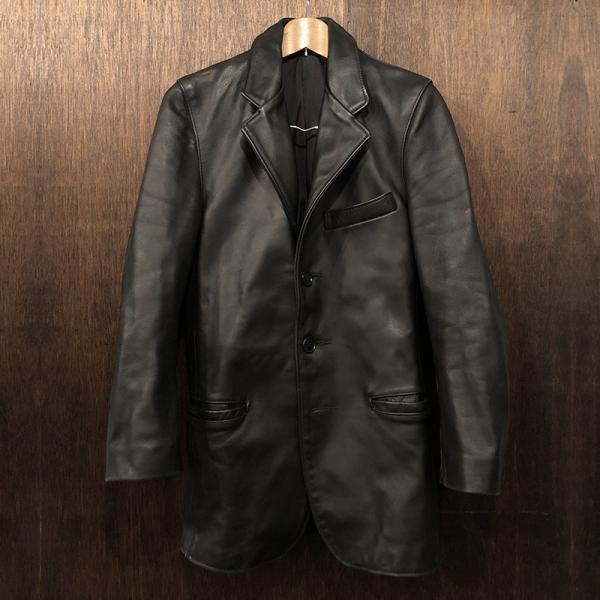 Schott Leather Tailored Jacket ショット レザー テーラード ジャケット サイズ34 ブラック オールドモデル