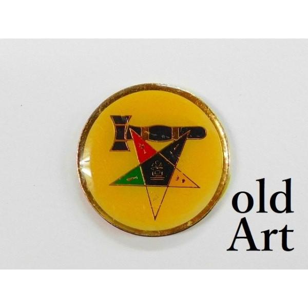 ビンテージフリーメイソンイースタンスター東方の星逆五芒星ミニエンブレムステッカー M 180 ネコポスのみ送料無料 180 Oldart 通販 Yahoo ショッピング