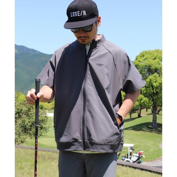 LUXE／R セット　ラグジュ LUXE/R（ラグジュ） (4色) ストレッチナイロン布帛ジップアップ