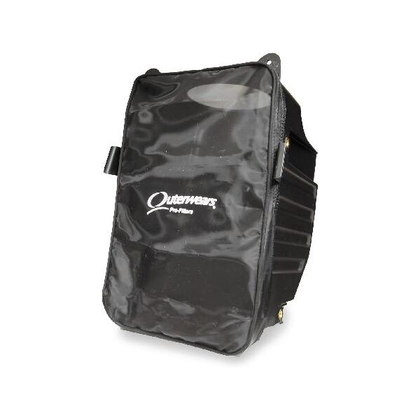 【並行輸入品】 Air Filter Wrap, Pre Filter, 3-1/2 in OD, 6 in Tall, Polyester, Black, Each