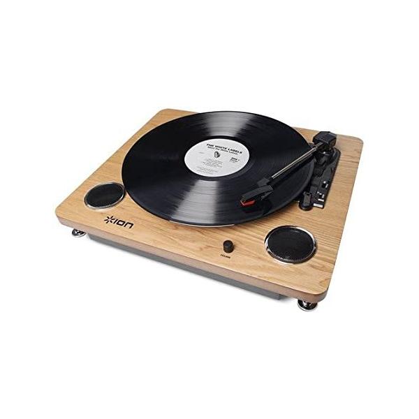 【並行輸入品】 ION Audioレコードプレーヤー USB ヘッドホン端子 スピーカー内蔵 レコードの音をUSB接続でPCに録音可能 木目 アイオン Archive