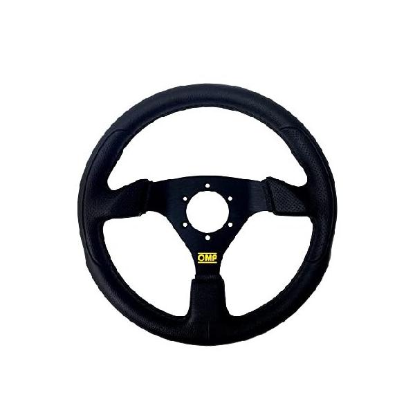 OMP ステアリング 3スポーク 黒 並行輸入品】 OMP/オーエムピー RacingGP（レーシングGP） ブラック