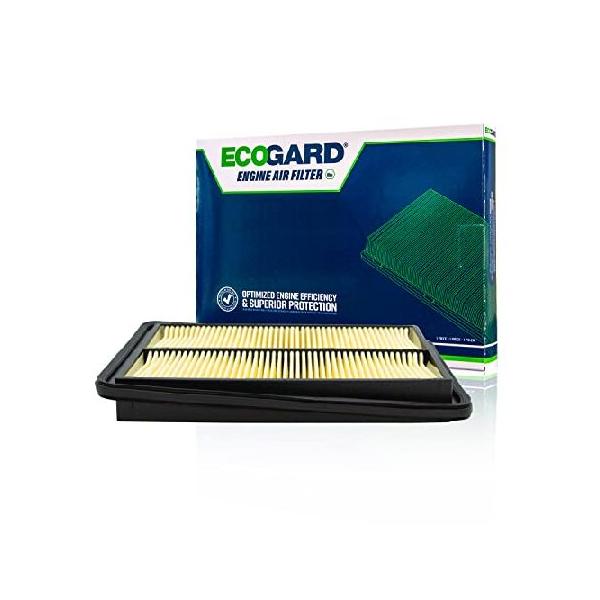 【並行輸入品】 ECOGARD XA10423 プレミアムエンジンエアフィルター 2018-2024 ルノーコレオス、2014-2020 日産ローグ、2017-