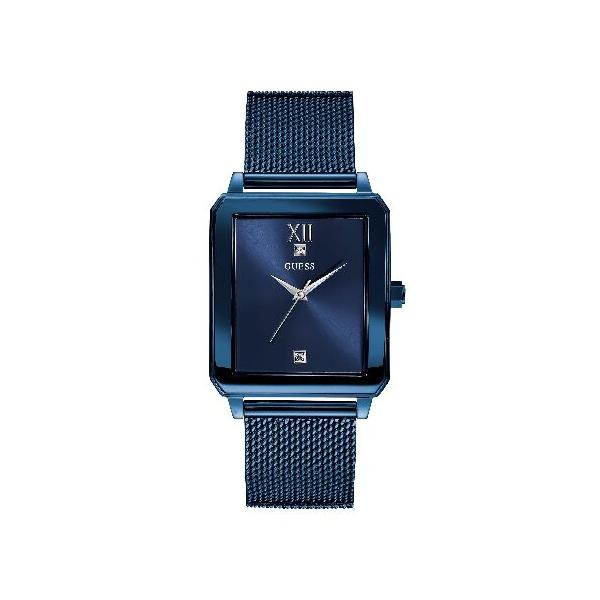 【並行輸入品】 GUESS メンズ 40mm 腕時計, ブルー/ブルー/ブルー。, NS, 時計の「スタイル」は、「ヴィンテージの魅力を備えたモダンスタイル」と言及した製品