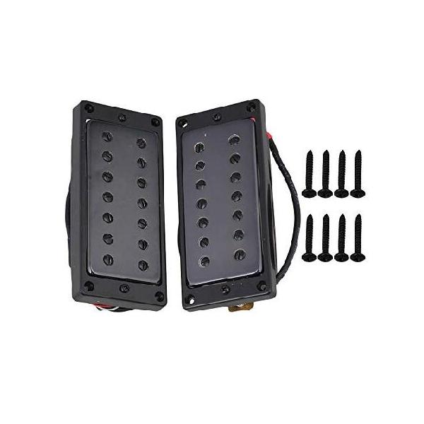 並行輸入品】 Mxfans ブラック ブリッジ＆ネック ハムバッカー