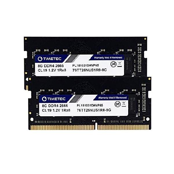並行輸入品】 Timetec 16GB キット(2x8GB) DDR4 2666MHz (DDR4-2666