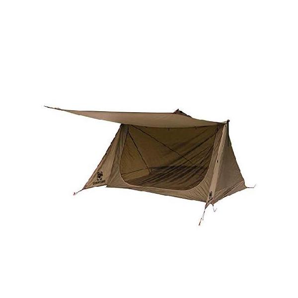 【並行輸入品】 OneTigris Backwoods Bungalow Ultralight Bushcraft Shelter 2.0, Backpacking Tent with Canopy 2 Person Waterproof Ripstop