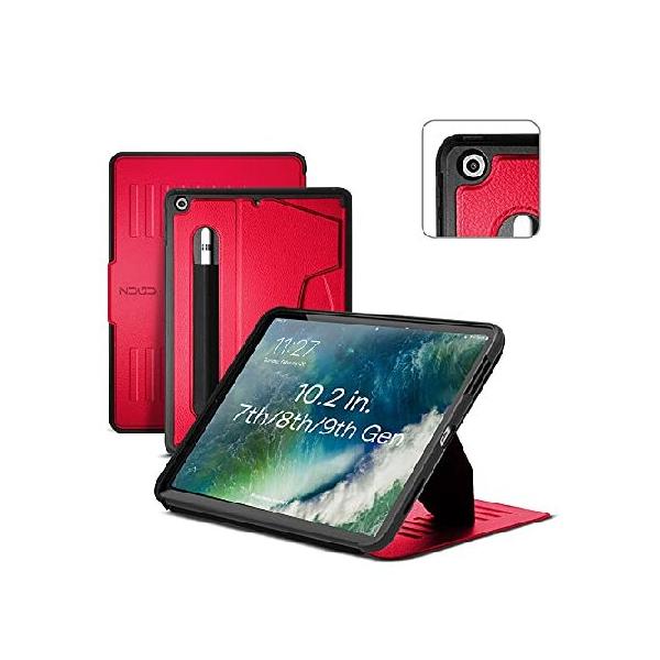 ZUGU - Slim Protective Case for Apple iPad 10.2 Case (7th/8th/9th Generation, 2019/2020/2021) - Red