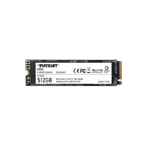 並行輸入品】 Patriot Memory P300 512GB M.2 SSD 2280 NVMe PCIe Gen