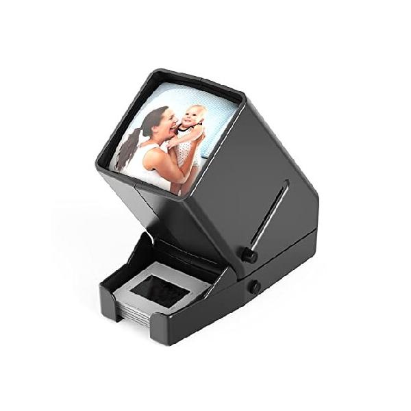 【並行輸入品】 DIGITNOW 35mm スライド＆フィルムビューアー 倍率3倍 バッテリー操作 LEDライト付き照明付きビュー -