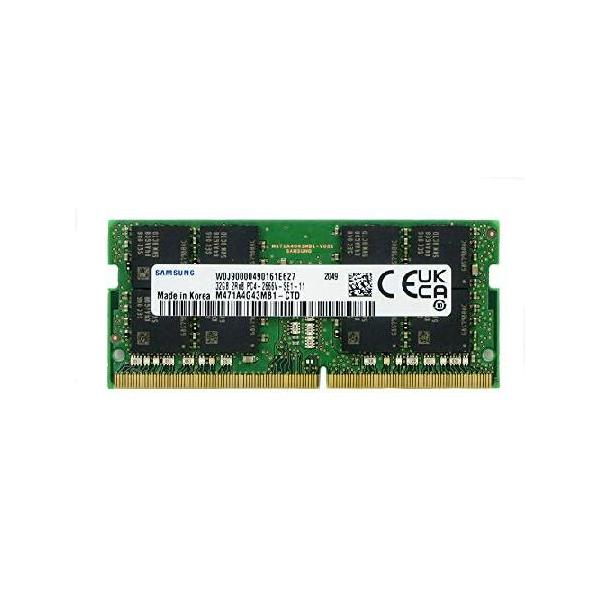 Samsung DDR4 32GB メモリー 2枚セット 並行輸入品】 Samsung 32GB DDR4 PC4-21300、2666MHZ 260ピン SODIMM