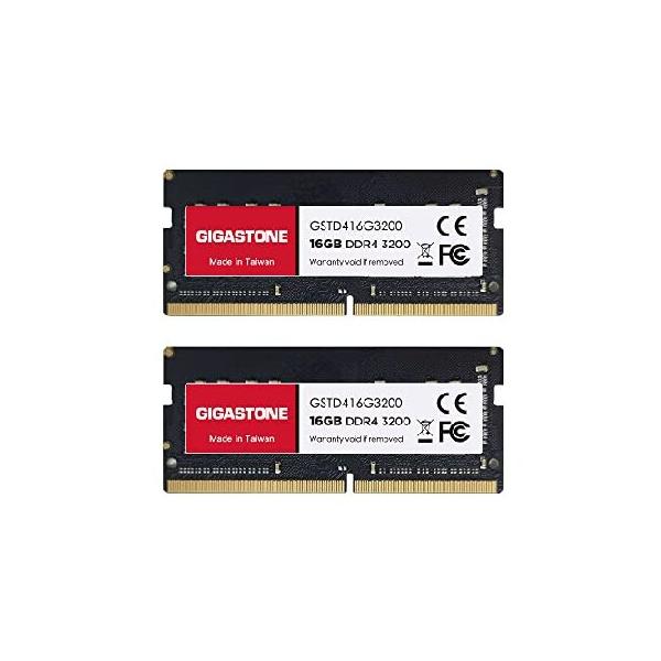 並行輸入品】 メモリ DDR4 GIGASTONE 16GBx2枚 (32GB Kit) 3200MHz