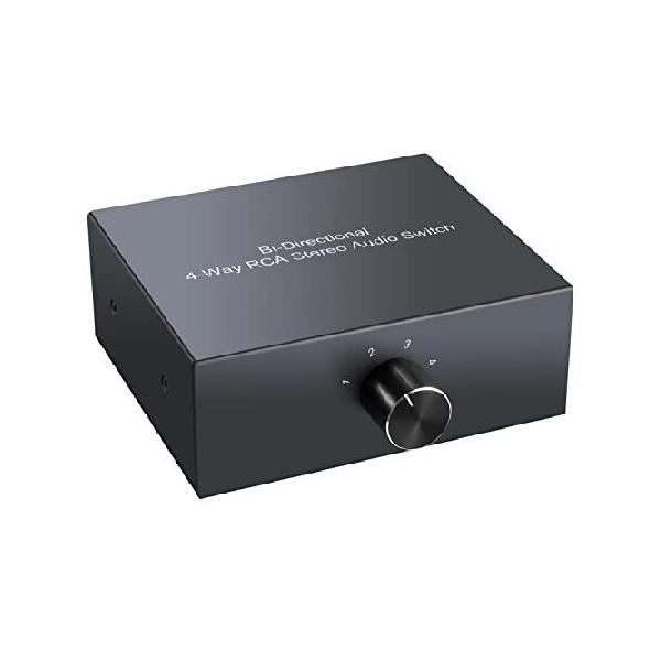 並行輸入品】 PROZOR オーディオ セレクター 4入力1出力/1入力4